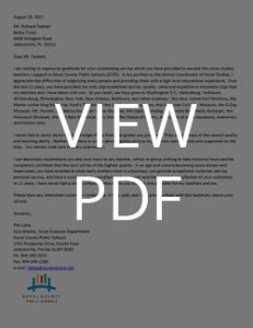 Duval County Public Schools Social Sciences Department Testimonial